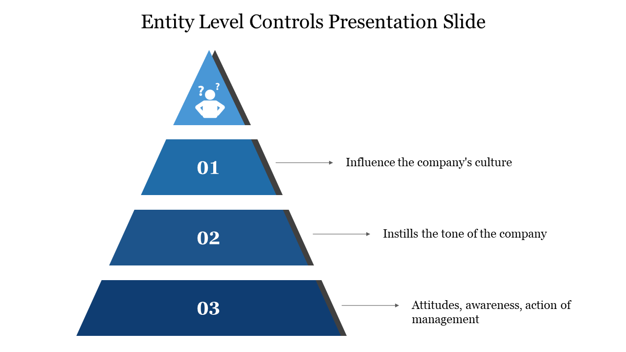 Pyramid Model Entity Level Controls Presentation Slide